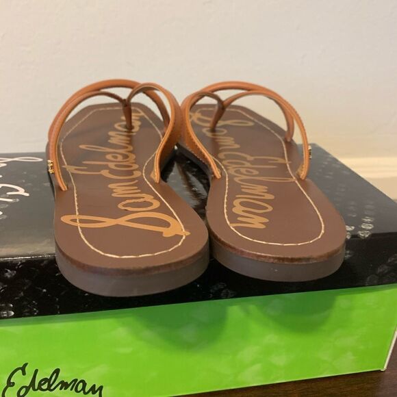 Sam Edelman abbey leather upper flip flop size 9 new - Picture 5 of 12